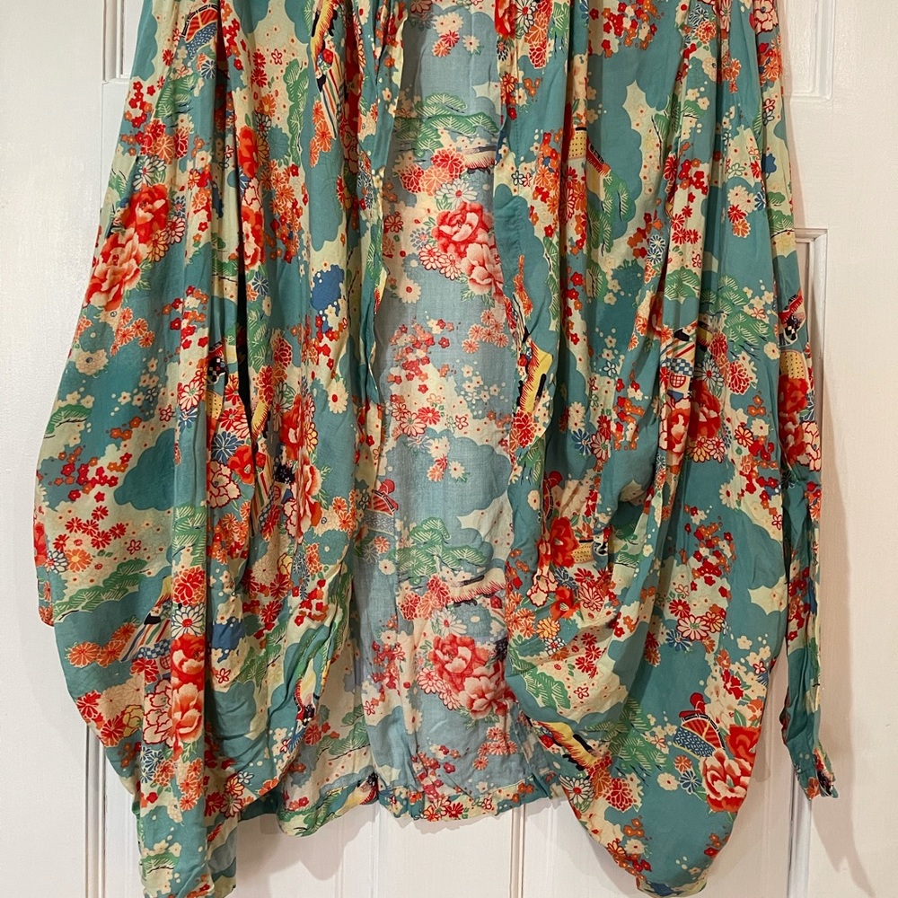 ASOS floral kimono size 10